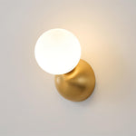Lysola Sphere Glass Brass Wall Light - Lamp Outdoor