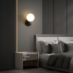 Lysola Sphere Glass Brass Wall Light - Lamp Outdoor