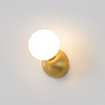 Lysola Sphere Glass Brass Wall Light - Lamp Outdoor