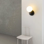 Lysola Sphere Glass Brass Wall Light - Lamp Outdoor