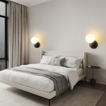 Lysola Sphere Glass Brass Wall Light - Lamp Outdoor