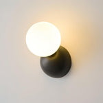 Lysola Sphere Glass Brass Wall Light - Lamp Outdoor