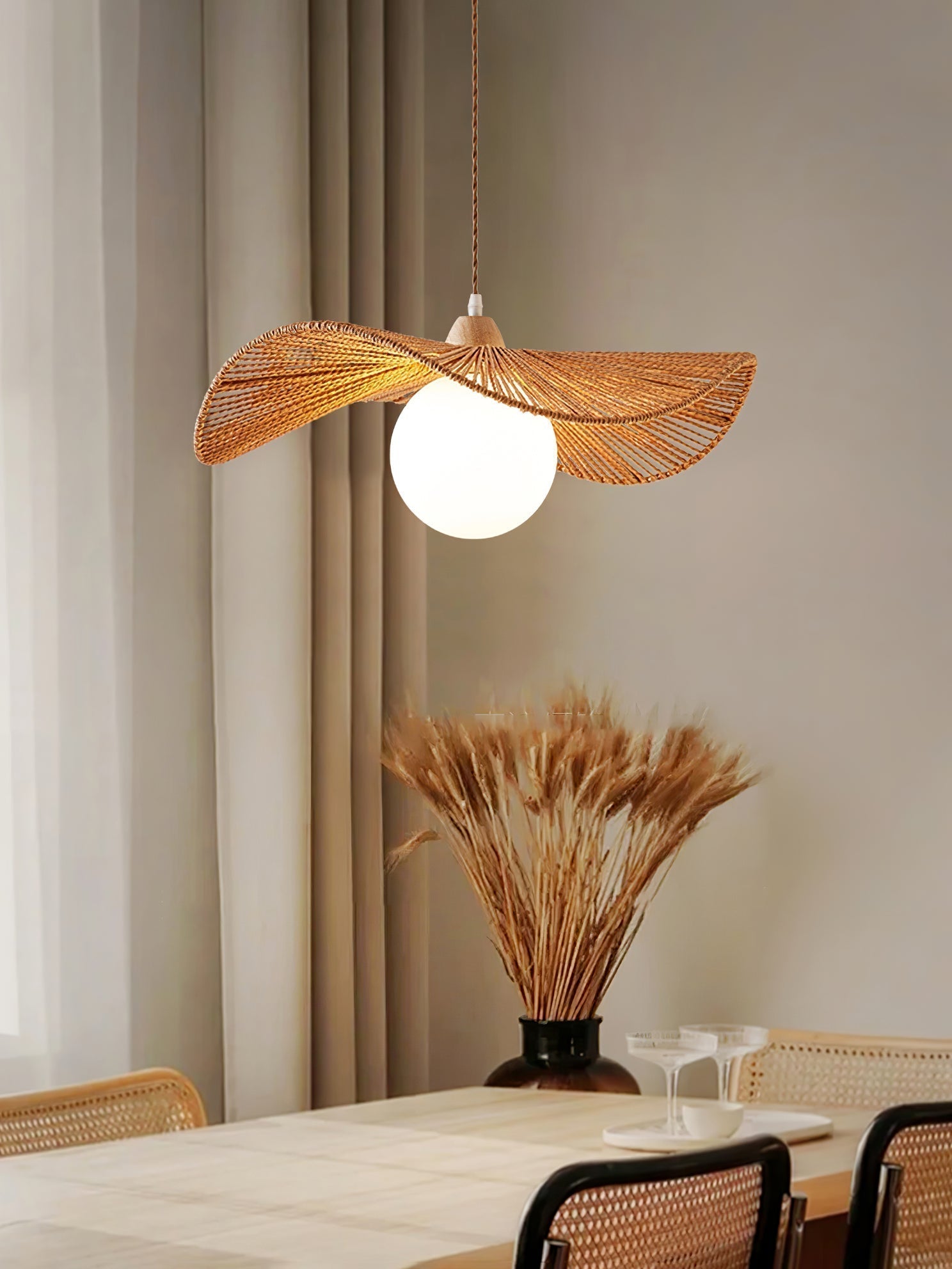 Sirocco Woven Pendant Lamp - Lamp Outdoor