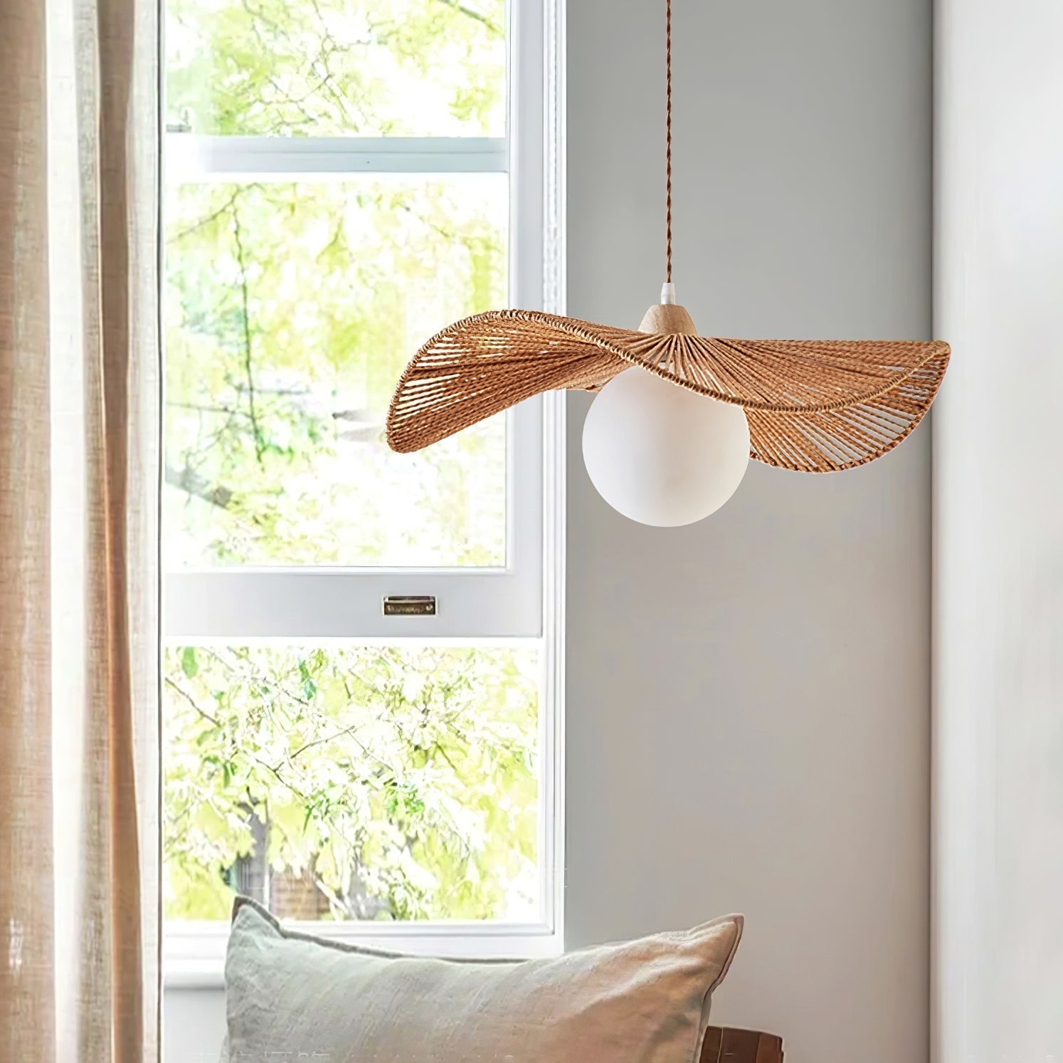 Sirocco Woven Pendant Lamp - Lamp Outdoor