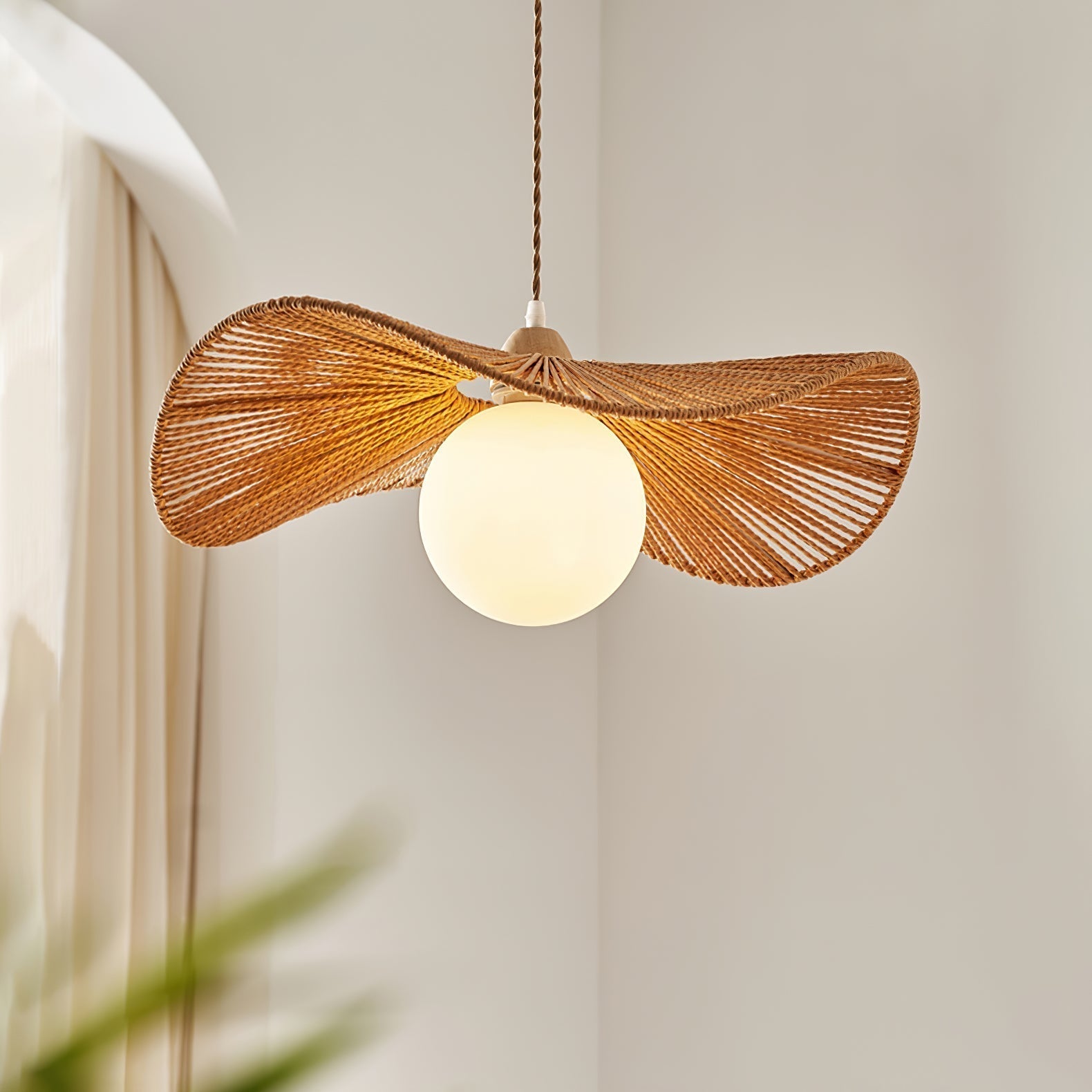 Sirocco Woven Pendant Lamp - Lamp Outdoor