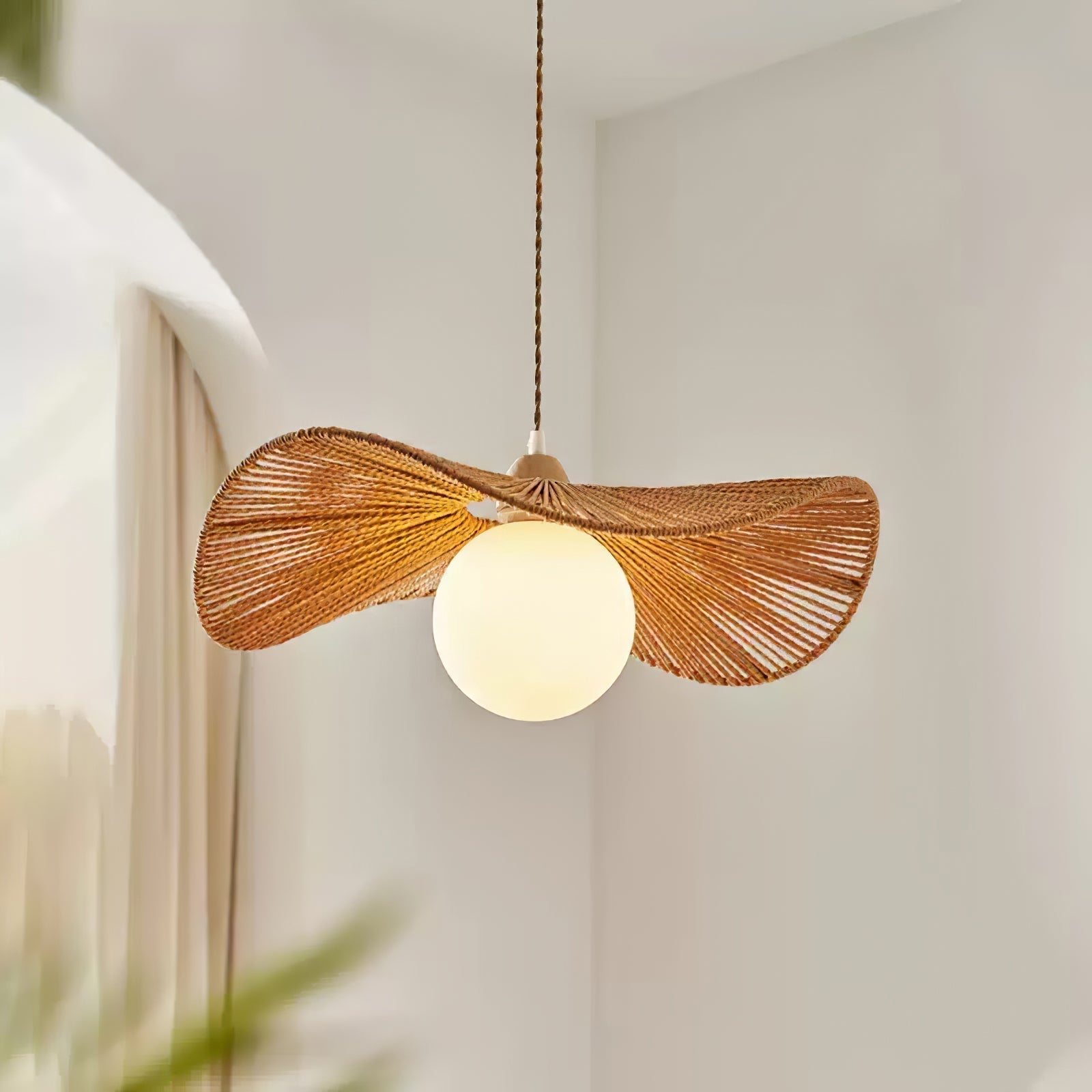 Sirocco Woven Pendant Lamp - Lamp Outdoor