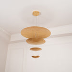Zathaara Layered Gold Foil Pendant Light - Lamp Outdoor
