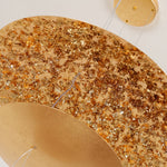 Zathaara Layered Gold Foil Pendant Light - Lamp Outdoor