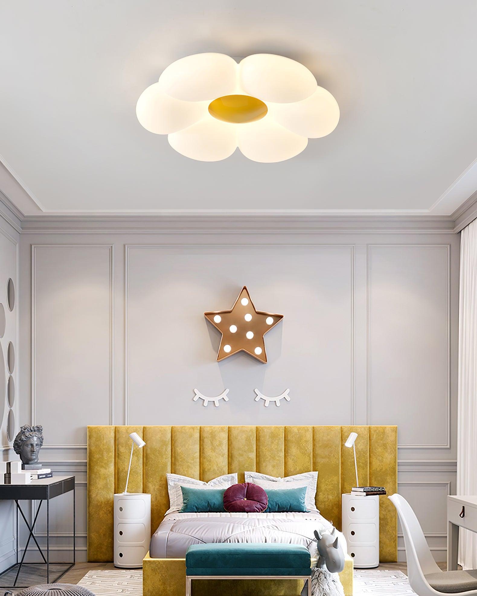 Six-leaf Flower Kids Room Ceiling Lamp - Lamp Outdoor