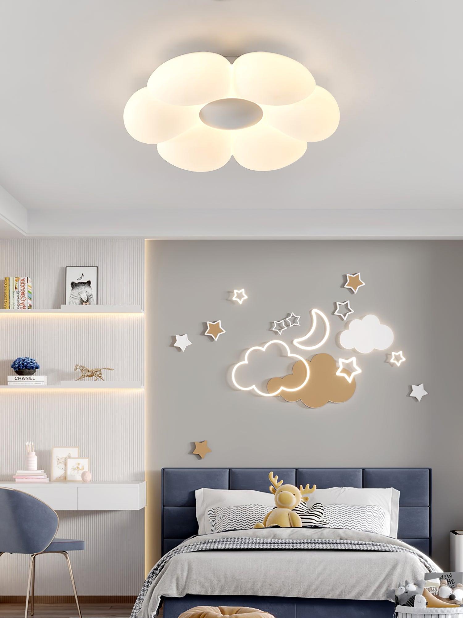 Six-leaf Flower Kids Room Ceiling Lamp - Lamp Outdoor