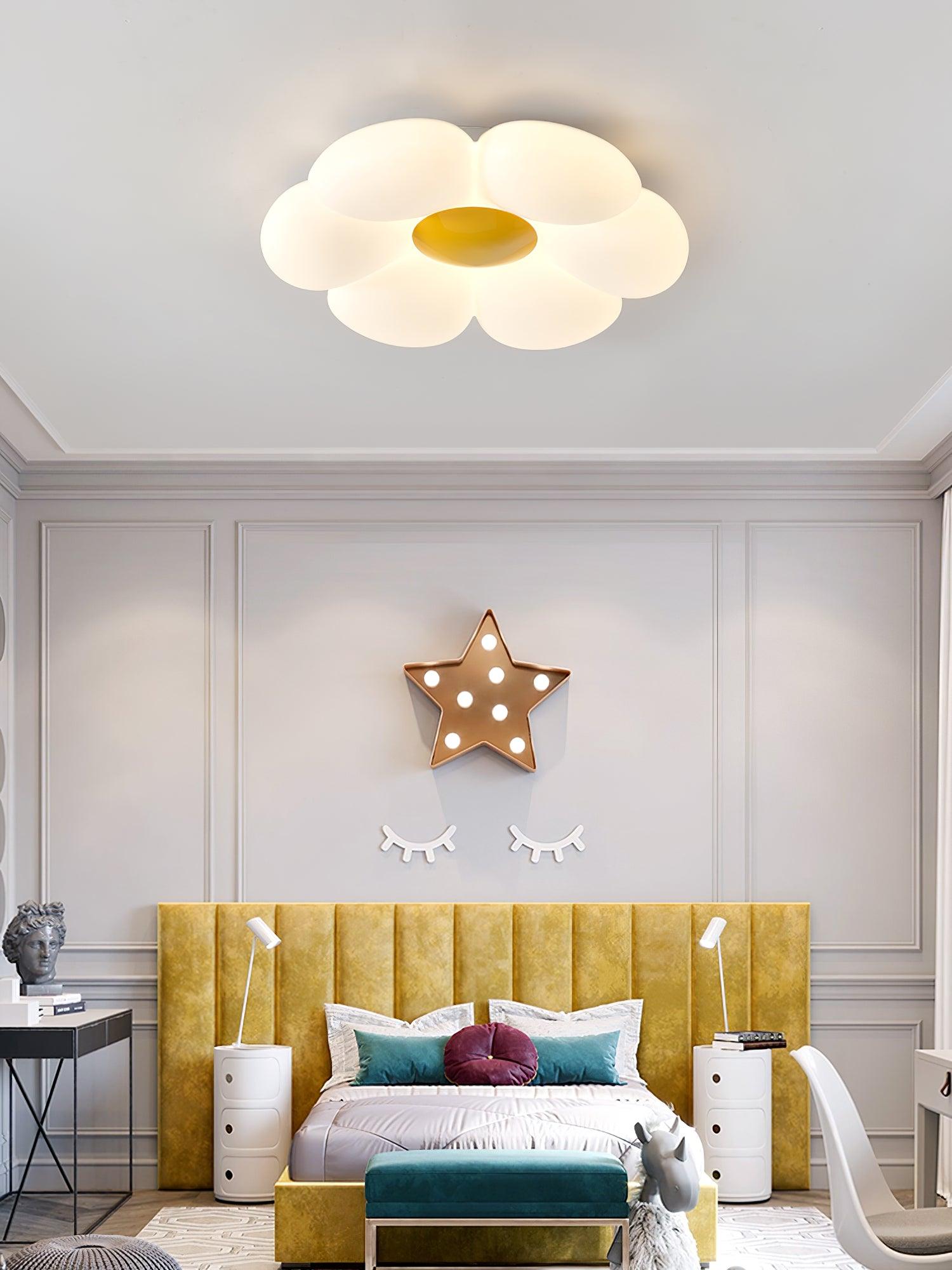 Six-leaf Flower Kids Room Ceiling Lamp - Lamp Outdoor