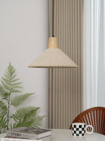 Concrete Pleated Pendant Lamp - Lamp Outdoor