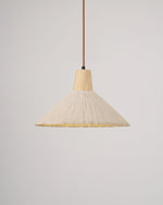 Concrete Pleated Pendant Lamp - Lamp Outdoor