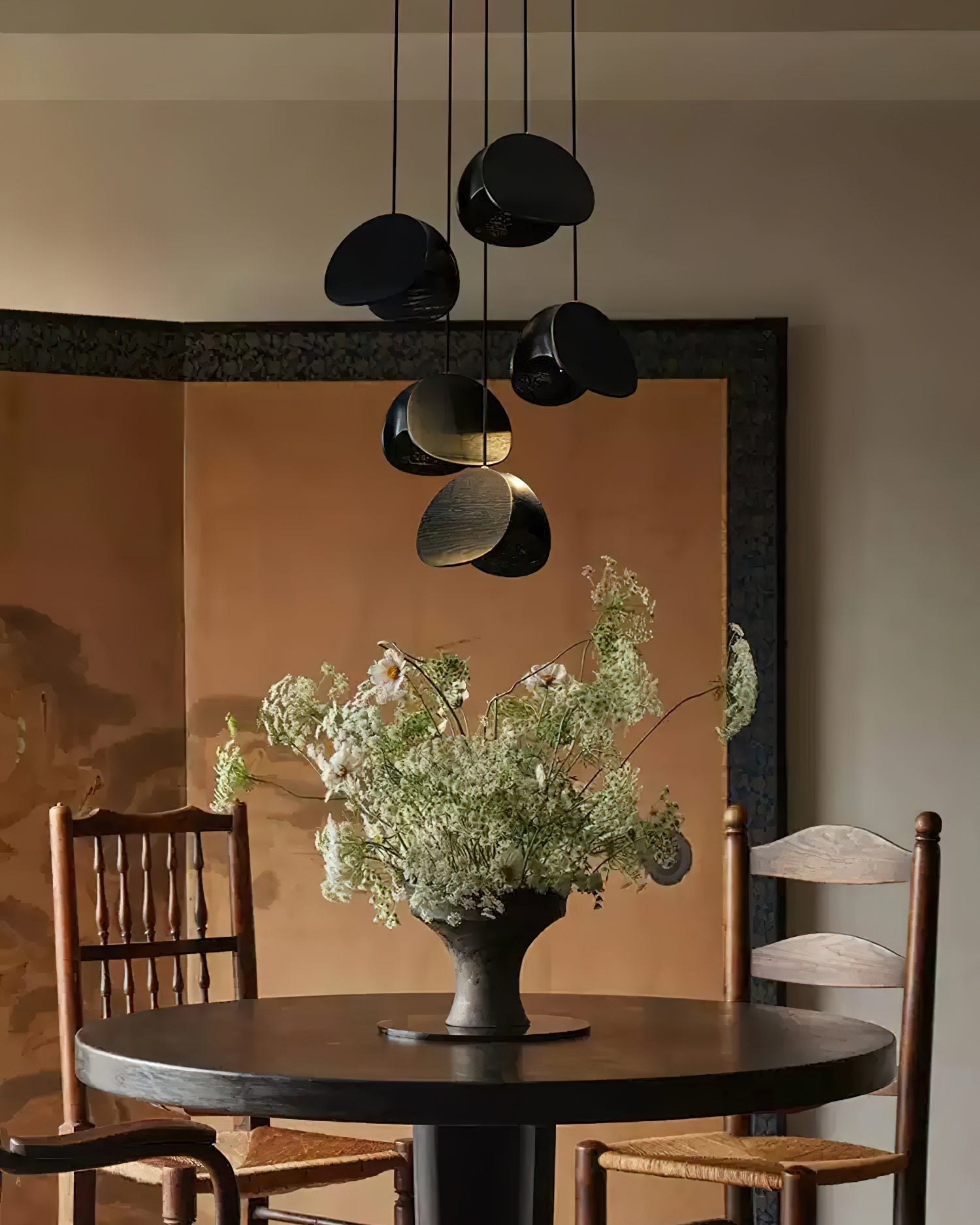 Elmiren Cluster Wood Pendant Light - Lamp Outdoor