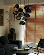Elmiren Cluster Wood Pendant Light - Lamp Outdoor
