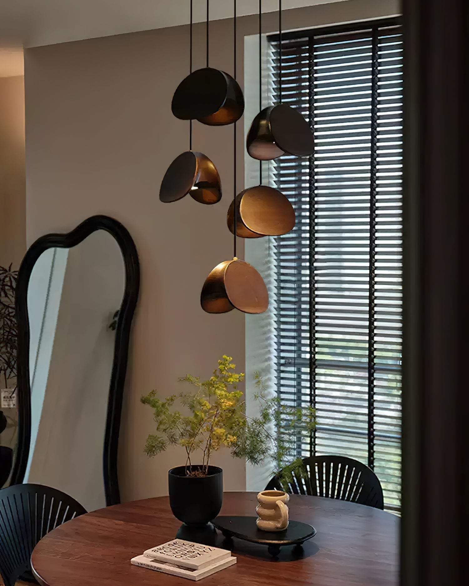 Elmiren Cluster Wood Pendant Light - Lamp Outdoor