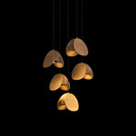 Elmiren Cluster Wood Pendant Light - Lamp Outdoor