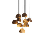 Elmiren Cluster Wood Pendant Light - Lamp Outdoor