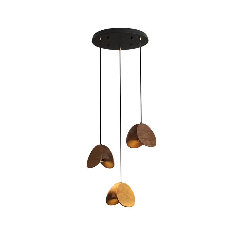 Elmiren Cluster Wood Pendant Light - Lamp Outdoor