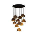 Elmiren Cluster Wood Pendant Light - Lamp Outdoor