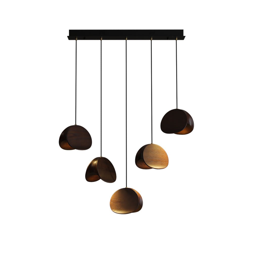 Elmiren Cluster Wood Pendant Light - Lamp Outdoor