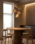 Elmiren Cluster Wood Pendant Light - Lamp Outdoor