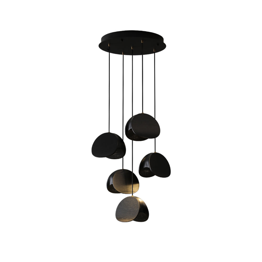 Elmiren Cluster Wood Pendant Light - Lamp Outdoor