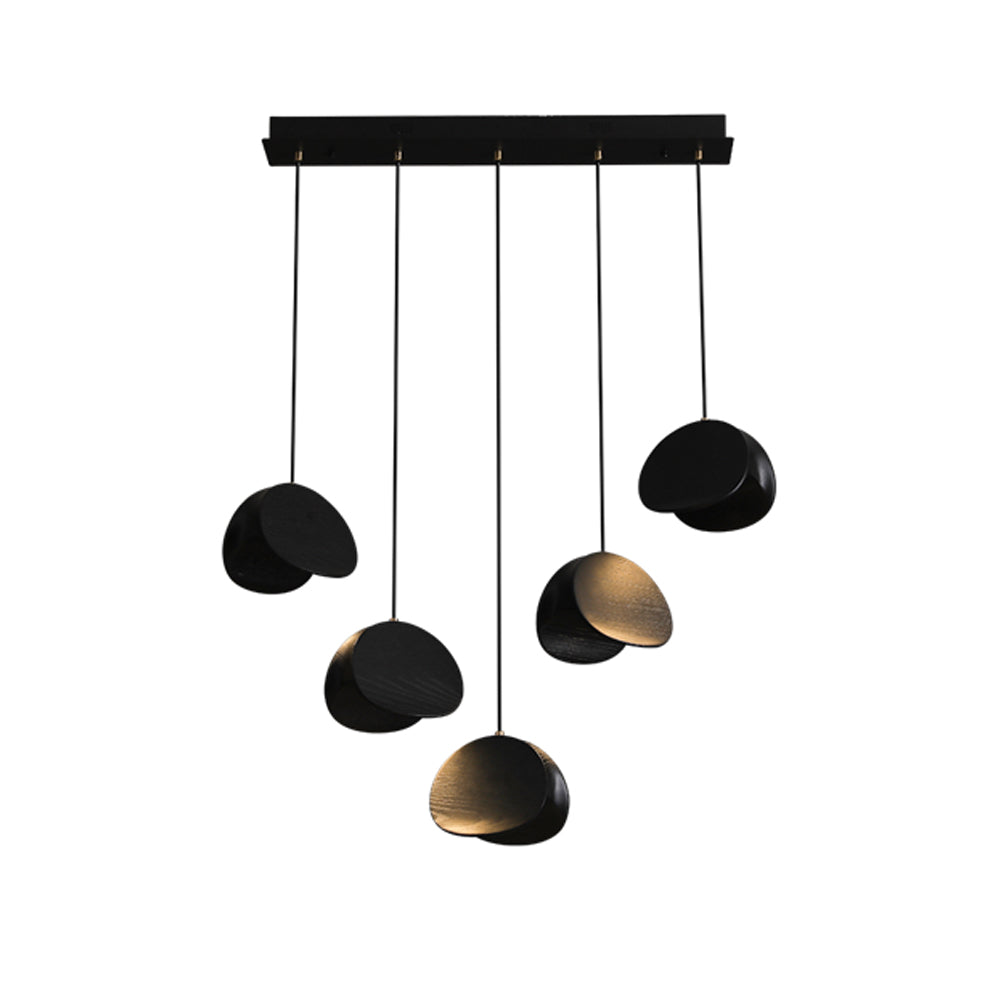 Elmiren Cluster Wood Pendant Light - Lamp Outdoor