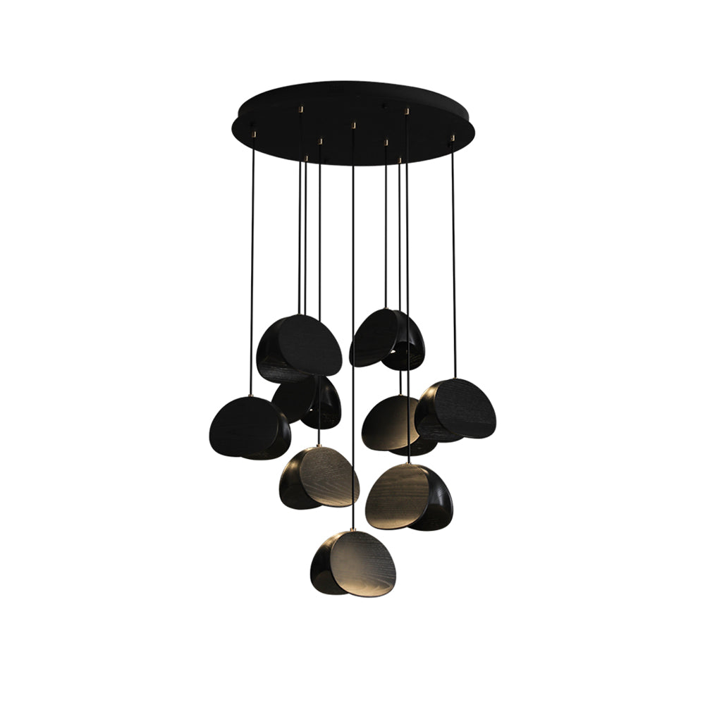 Elmiren Cluster Wood Pendant Light - Lamp Outdoor