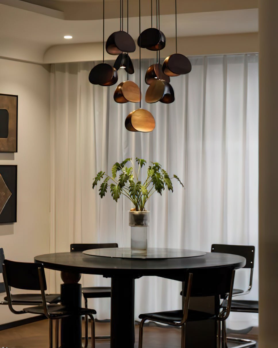 Elmiren Cluster Wood Pendant Light - Lamp Outdoor