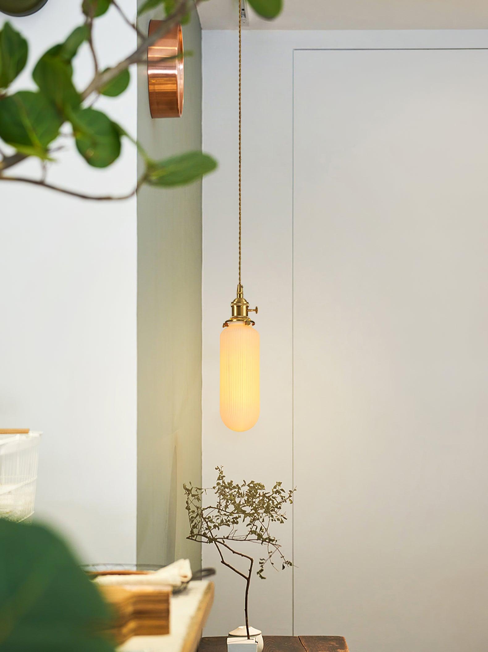 Liora Vintage Ceramic Pendant Light - Lamp Outdoor