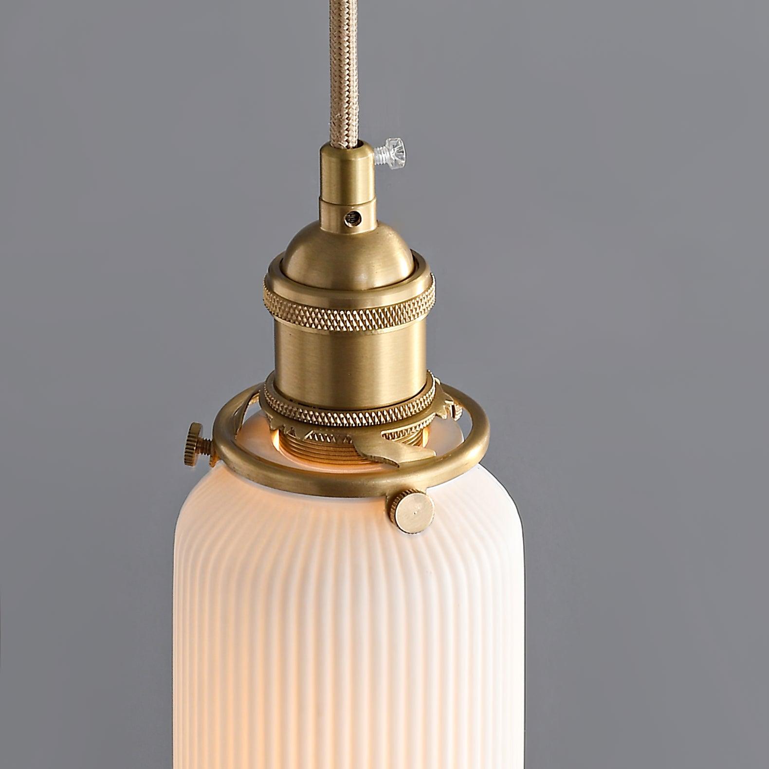 Liora Vintage Ceramic Pendant Light - Lamp Outdoor