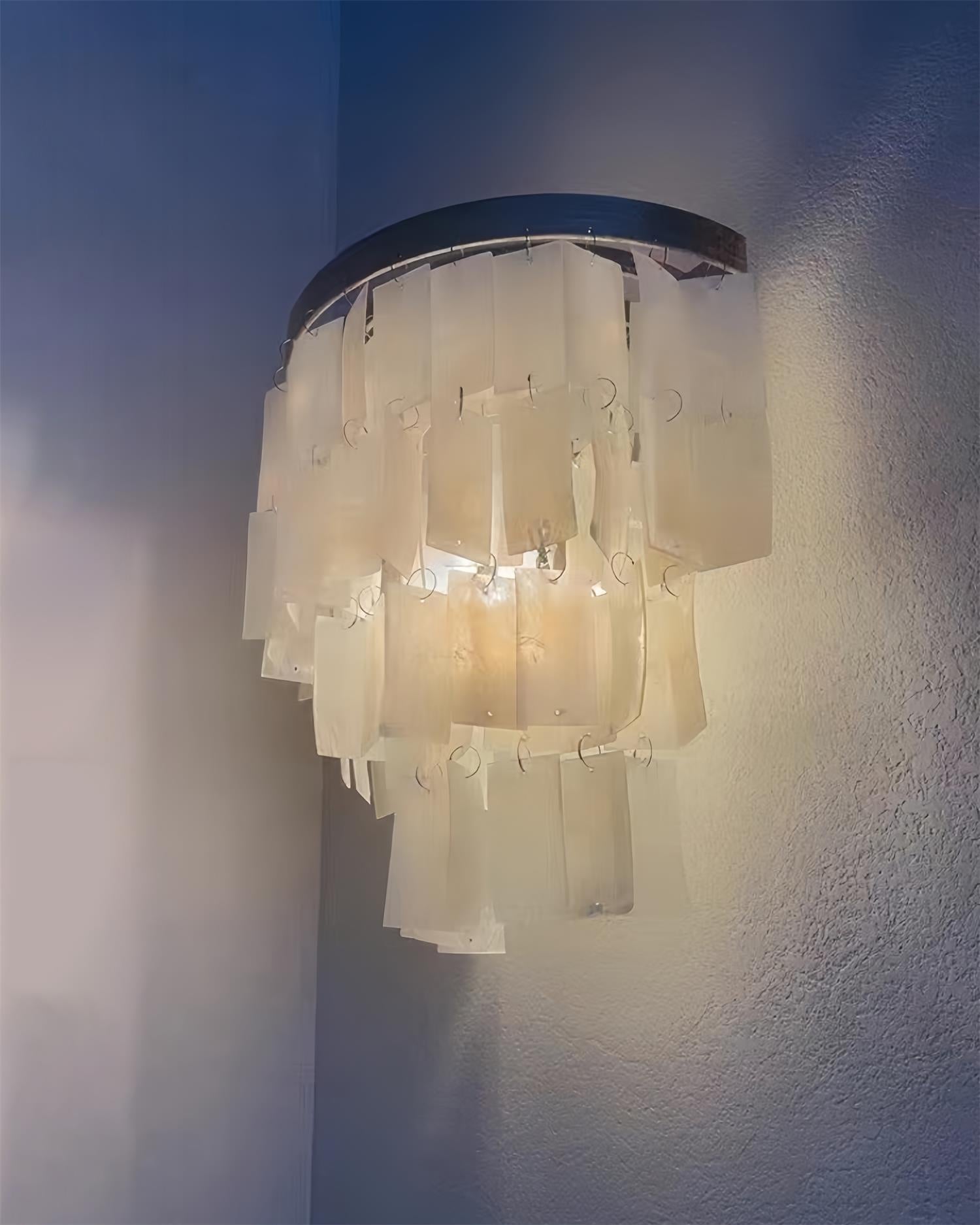 Skye Shell Tiered Wall Lamp - Lamp Outdoor