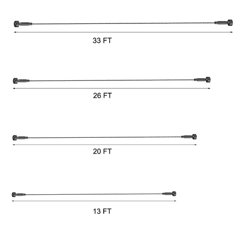 Skyline Linear Strip Ceiling Light - Lamp Outdoor