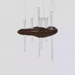 Umare Whimsical Oak Glass Pendant Light - Lamp Outdoor