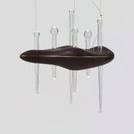 Umare Whimsical Oak Glass Pendant Light - Lamp Outdoor