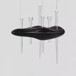 Umare Whimsical Oak Glass Pendant Light - Lamp Outdoor