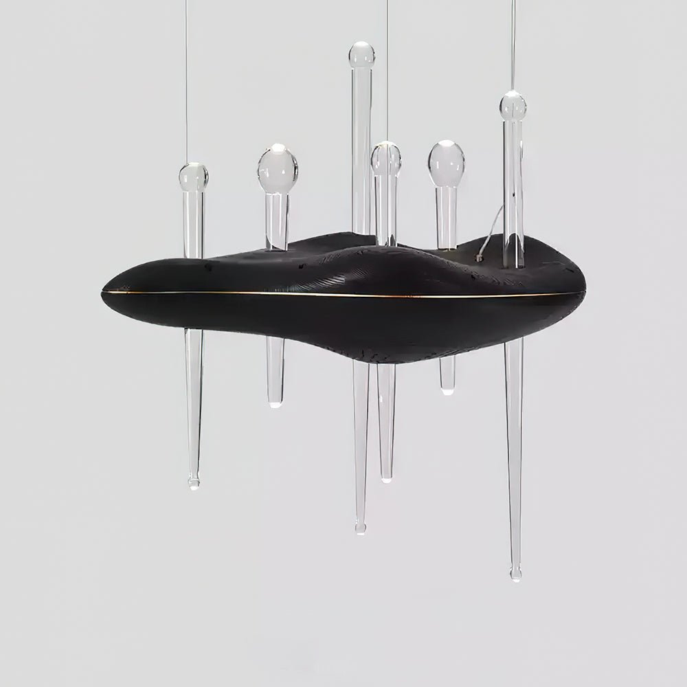 Umare Whimsical Oak Glass Pendant Light - Lamp Outdoor