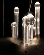 Umare Whimsical Oak Glass Pendant Light - Lamp Outdoor