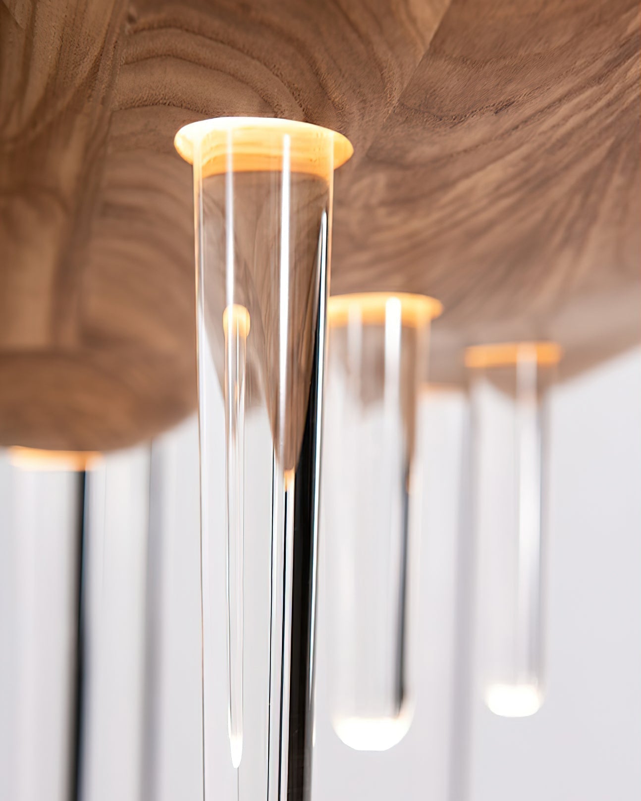 Umare Whimsical Oak Glass Pendant Light - Lamp Outdoor