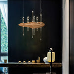 Umare Whimsical Oak Glass Pendant Light - Lamp Outdoor