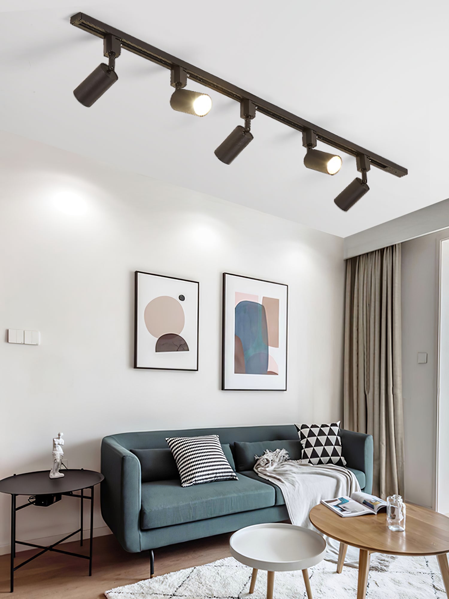 Sleek Cylinder Track Light - Lamp Outdoor