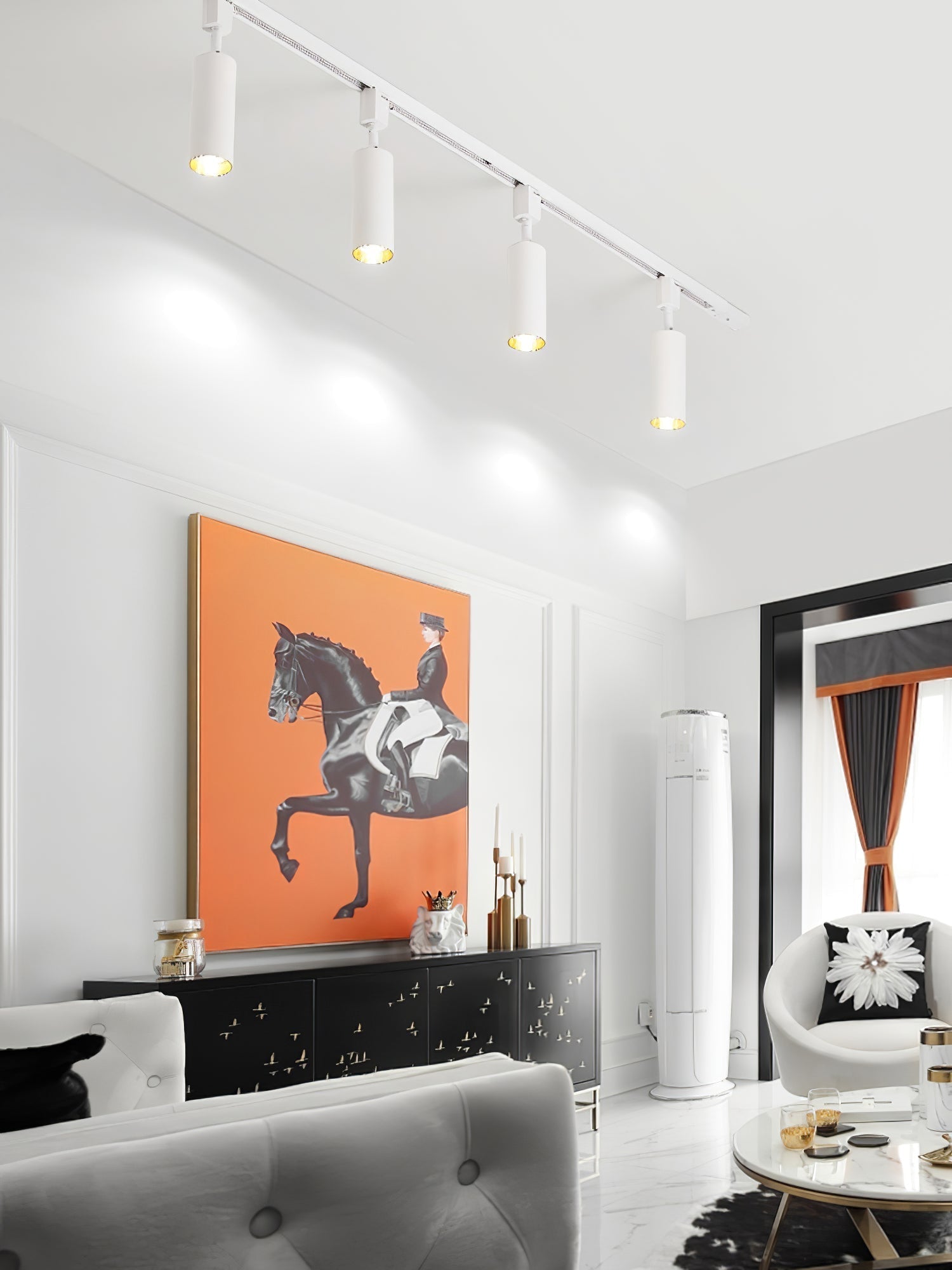 Sleek Cylinder Track Light - Lamp Outdoor