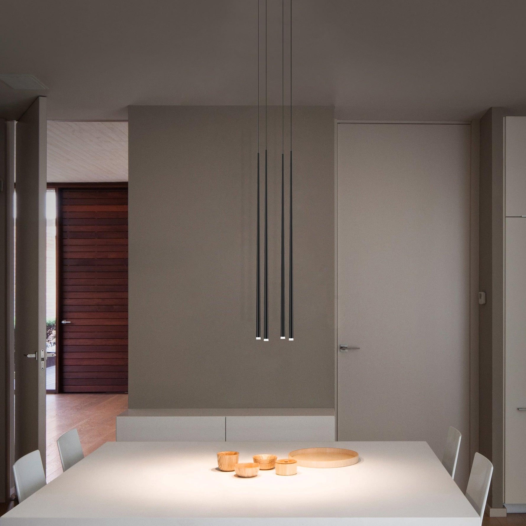 Slender Cone Chandelier - Lamp Outdoor