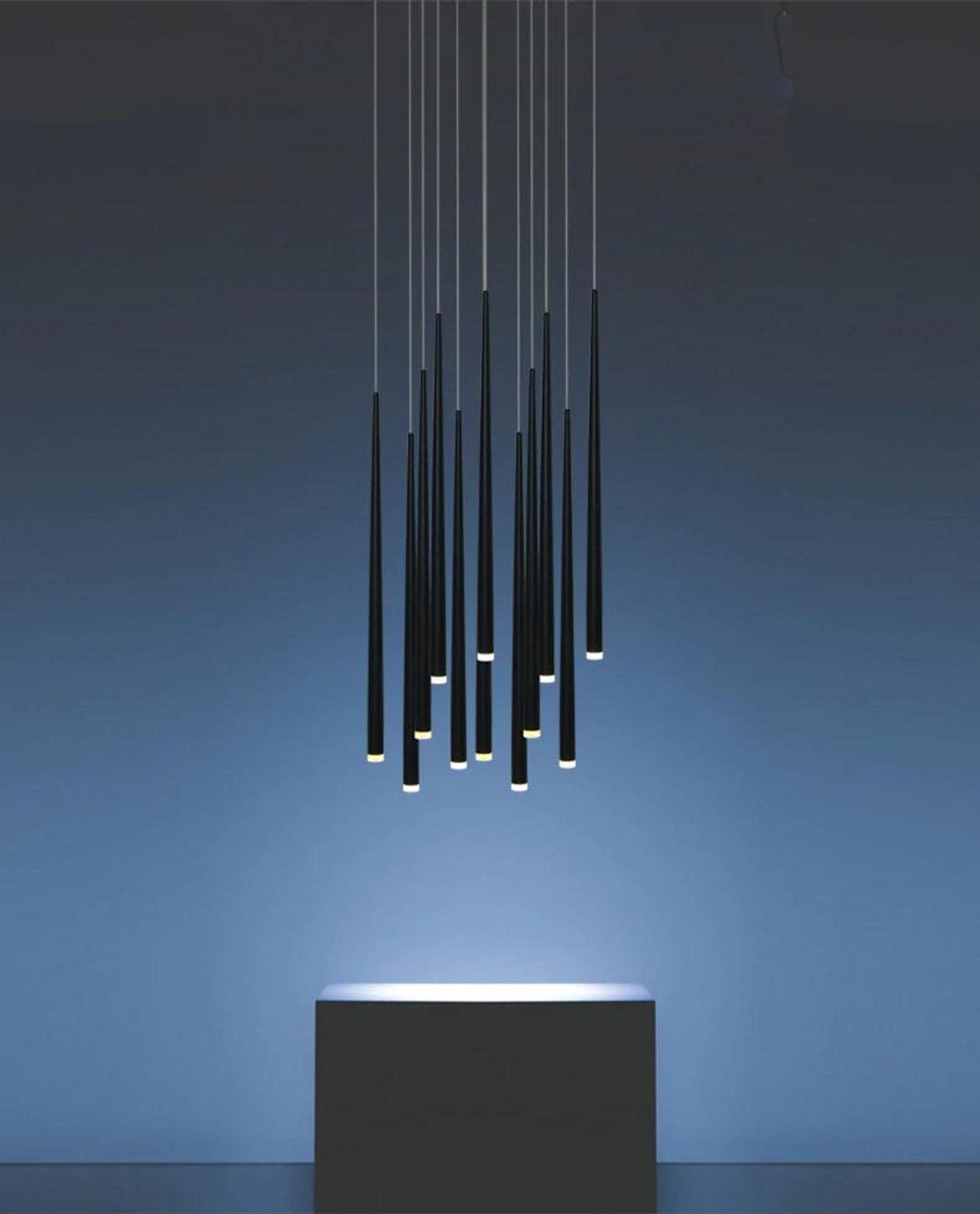 Slender Cone Chandelier - Lamp Outdoor