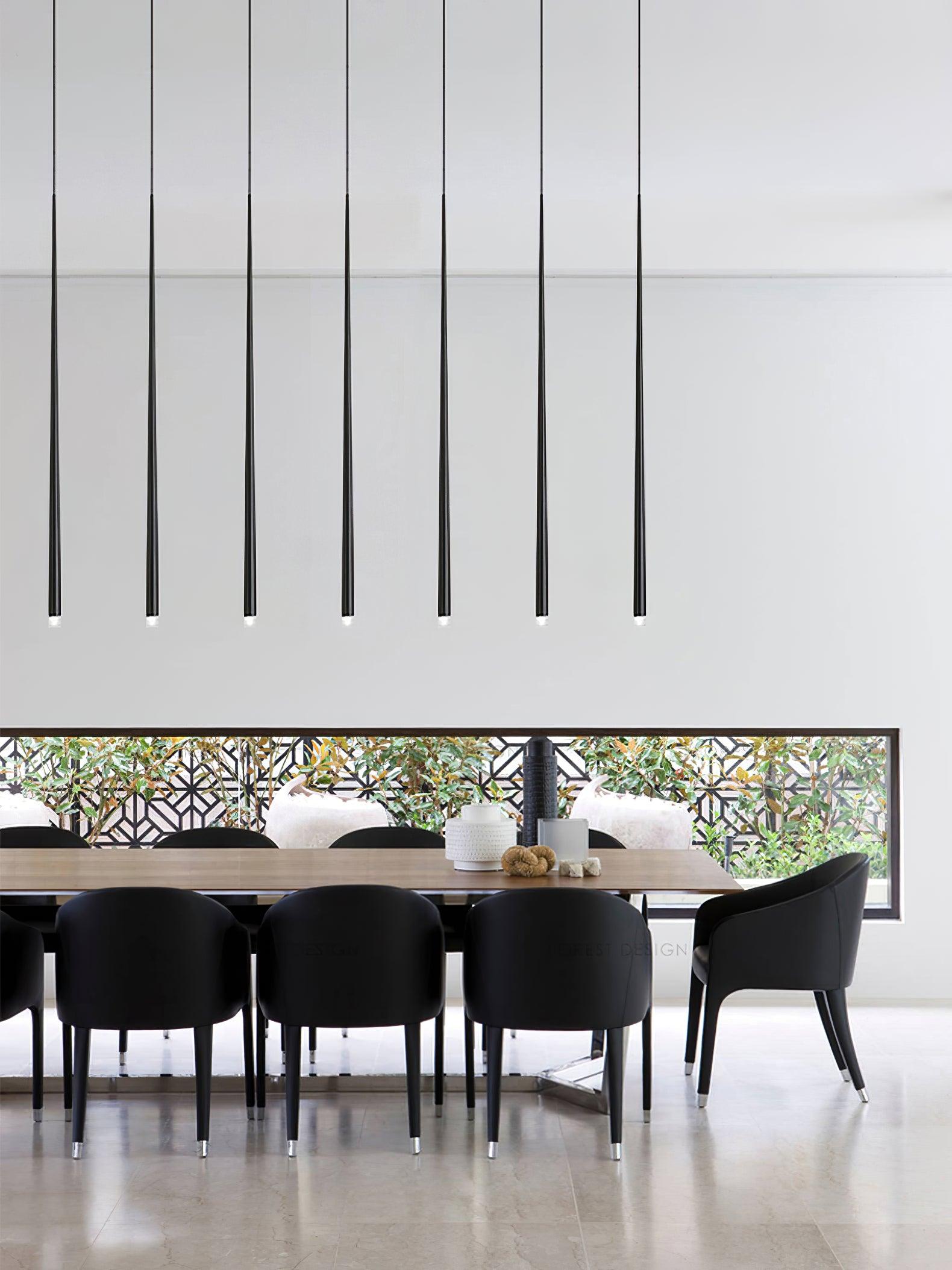 Slender Cone Chandelier - Lamp Outdoor