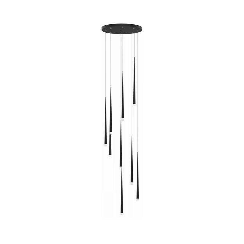 Slender Cone Chandelier - Lamp Outdoor