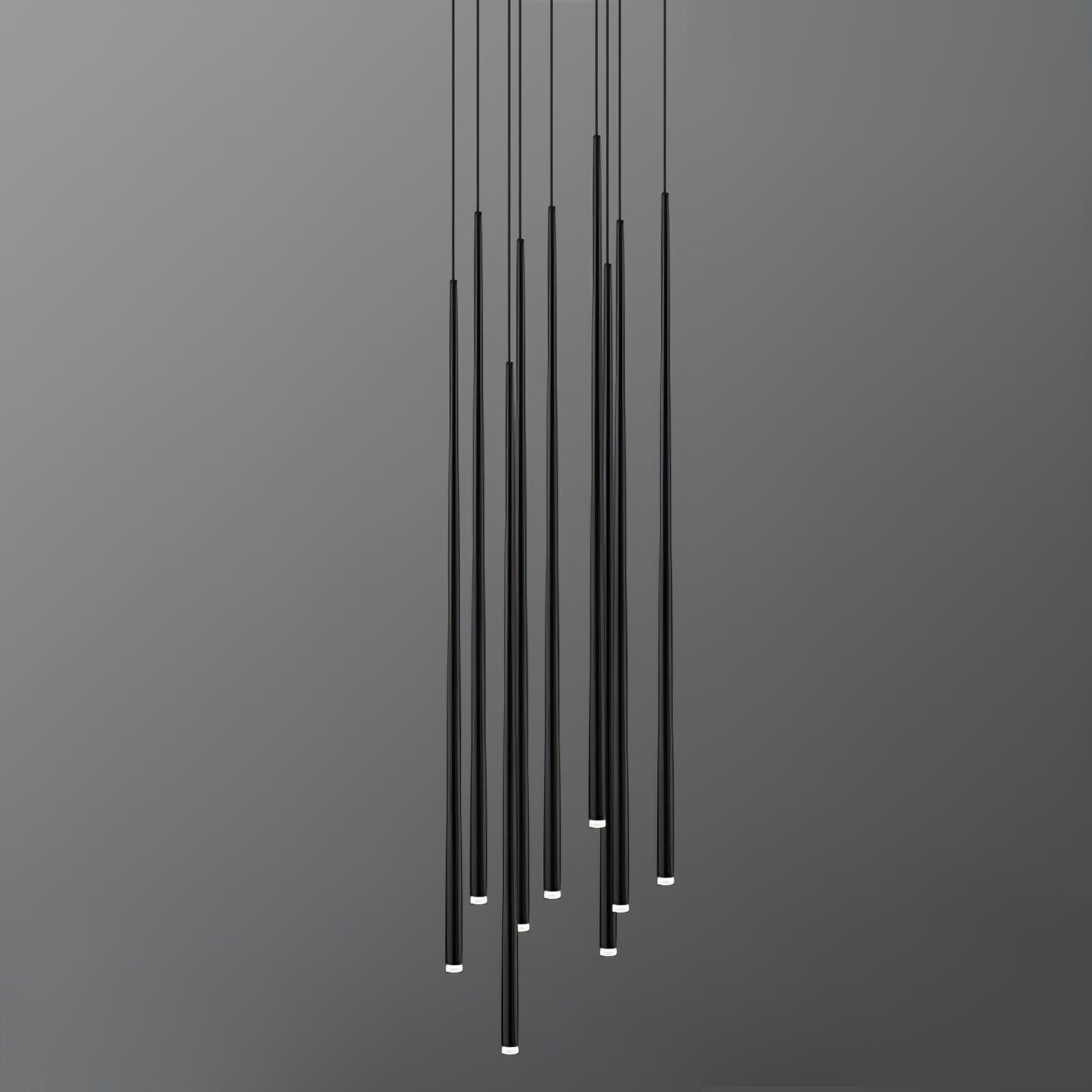 Slender Cone Chandelier - Lamp Outdoor