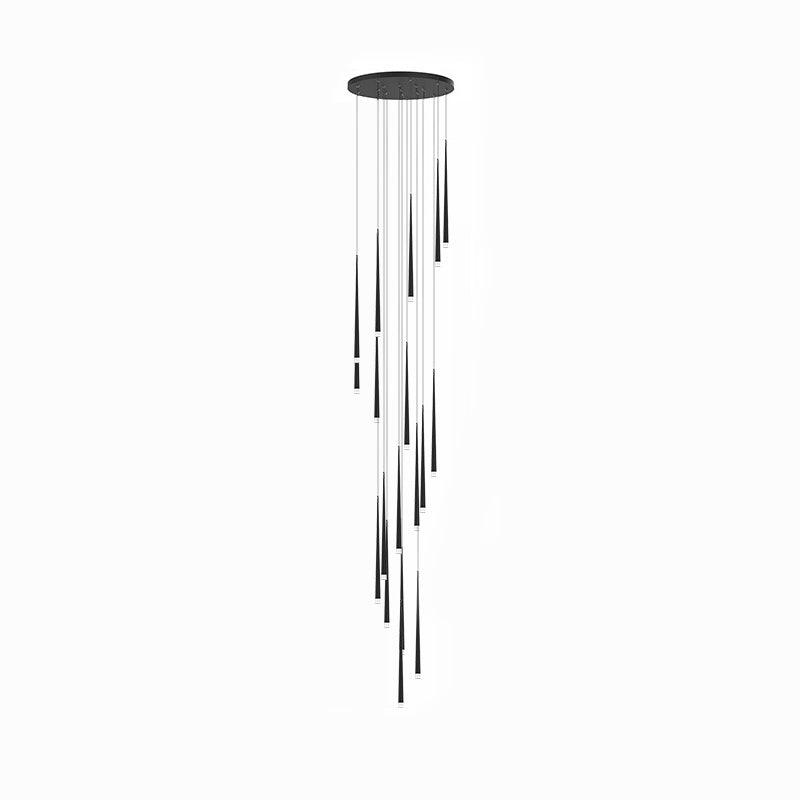 Slender Cone Chandelier - Lamp Outdoor