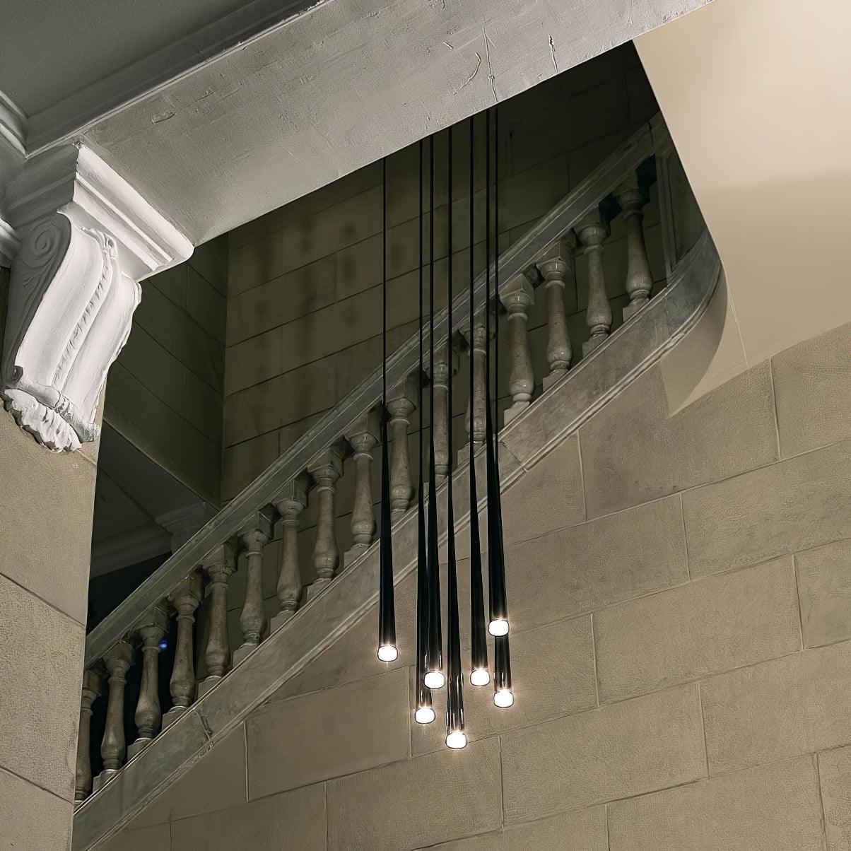 Slender Cone Chandelier - Lamp Outdoor